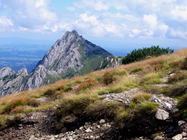 Giewont widok z Czerwonego Grzbietu