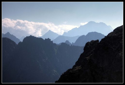 Tatry - Lodowy Szczyt spod Mnichowej Kopy