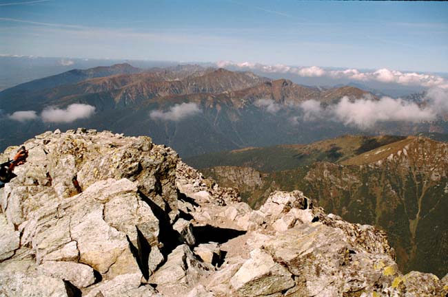 Krywań - widok na Tatry Zachodnie