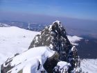 Tatry zdjęcia - Kościelec zimą - widok z Zadniego Kościelca